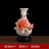New Chinese-style ceramic handmade vase ornaments living room flower arrangement small porcelain bottle high-grade luxury and high-grade sense art decorations.