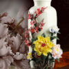 Chinese handmade ceramic flower vase ornaments living room flower arrangement antique porcelain decorative crafts