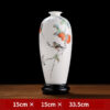 High-grade ceramic hand-painted vase ornaments Chinese living room antique shelf decorations