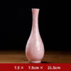 Crystal glaze ceramic vase home living room flower arrangement wine cabinet antique table top decorative ornaments