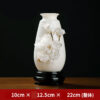 Ceramic handmade peony porcelain flower living room study decoration high-end atmosphere vase flower arrangement luxury high-grade sense decorations.