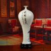 Ceramic hand-painted vase ornaments Chinese living room TV cabinet antique shelf decorations