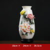 Ceramic vase ornaments Dehua traditional pinch crafts home living room TV cabinet antique rack