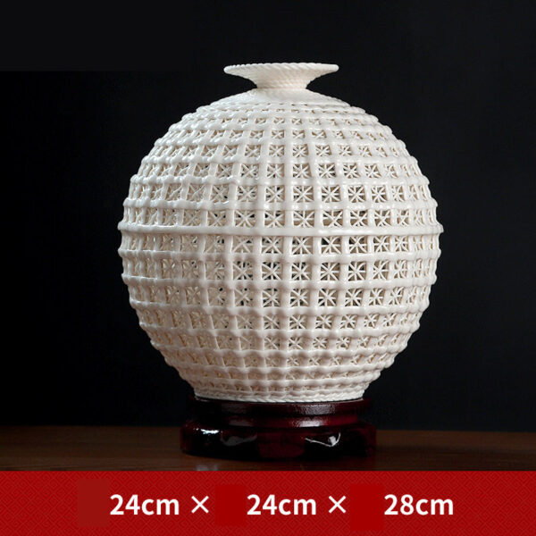 Xiaotiandi Fiona Fang porcelain vase ornaments Chinese home living room antique wine cabinet decoration crafts