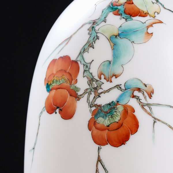 High-grade ceramic hand-painted vase ornaments Chinese living room antique shelf decorations