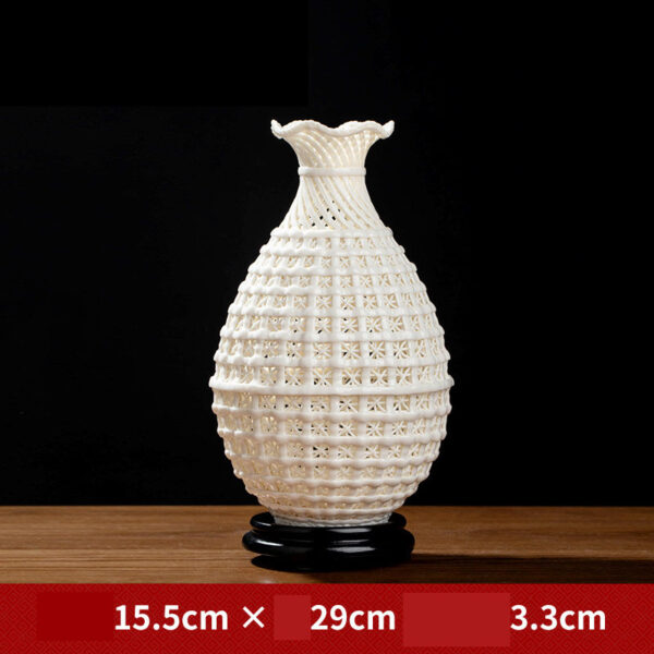 Xiaotiandi Fiona Fang porcelain vase ornaments Chinese home living room antique wine cabinet decoration crafts