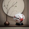 Chinese hand-painted plum blossom vase ornaments ceramic porcelain vase living room antique wine cabinet decoration crafts