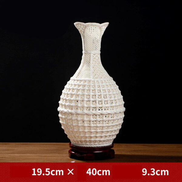 Xiaotiandi Fiona Fang porcelain vase ornaments Chinese home living room antique wine cabinet decoration crafts