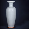 SKU_07_大号仿大宋官窑观音瓶+送底座+证书 Jingdezhen porcelain antique Dasong official kiln celadon vase ornaments living room flower arrangement new Chinese retro decoration