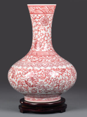 Crystal glaze ceramic vase home living room flower arrangement wine cabinet antique table top decorative ornaments